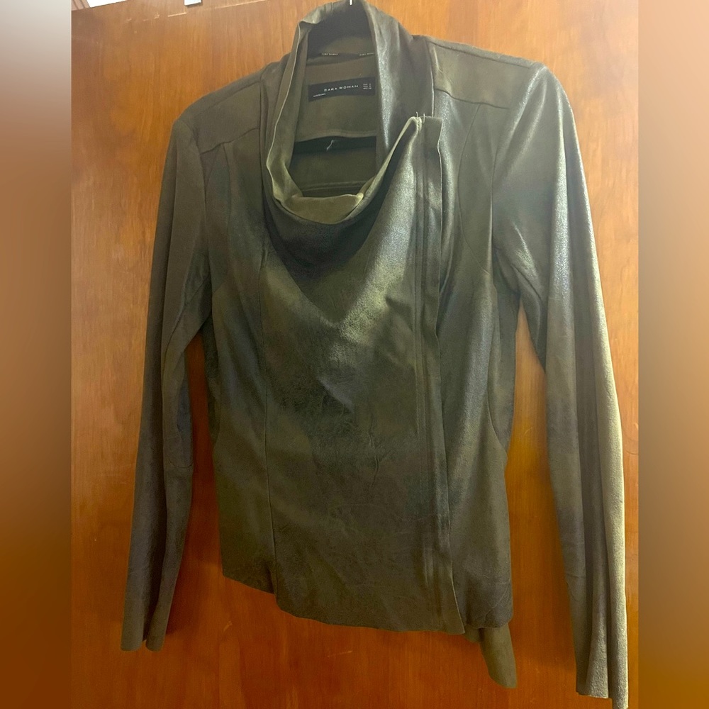 Zara green jacket size small